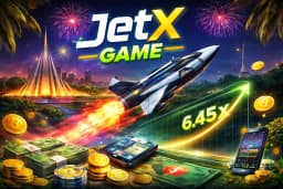 JetX crash game screenshot